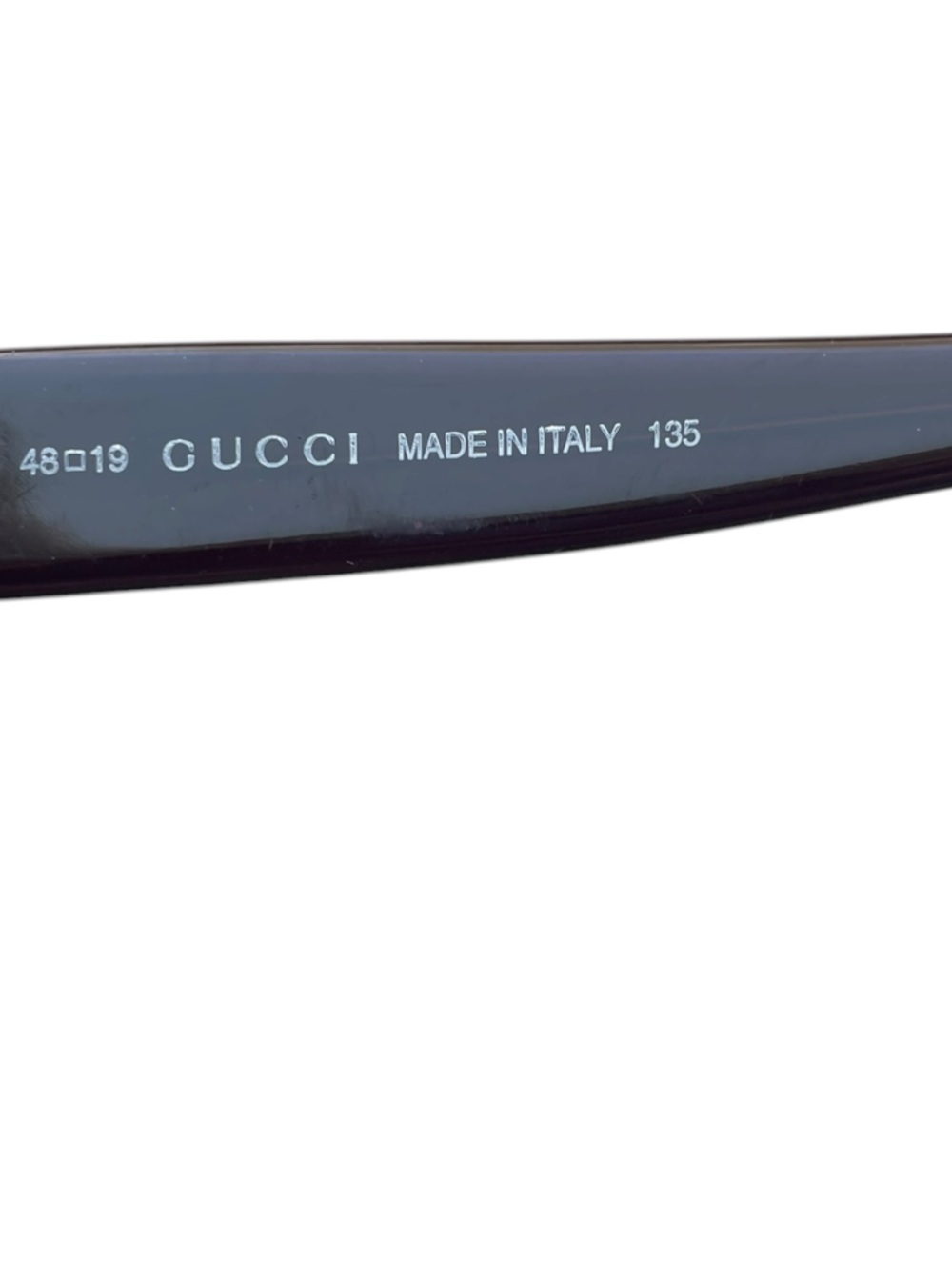 GUCCI 90s vintage GG 2418/S Sunglasses ELONGATED Cat Eye Rose Gold Brown lenses - Picture 12 of 16